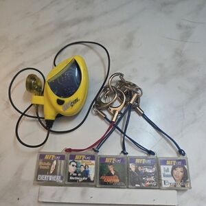 Yellow Portable Hit Clip Audio Player